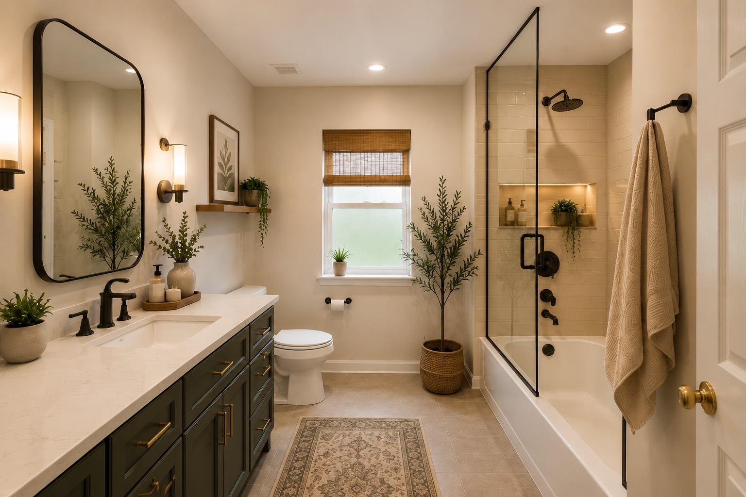 Bathroom after remodeling